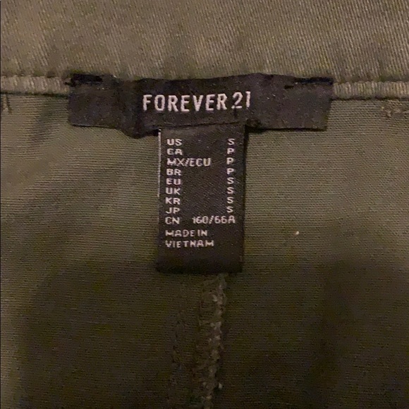 Forever 21 Army Green Skirt - Picture 3 of 5